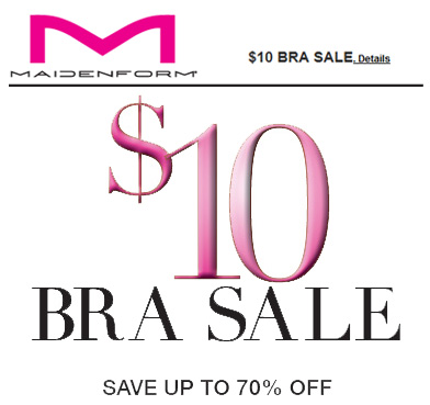 Maidenform $10 bra sale