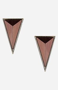 triangle earrings