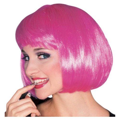 pink wig